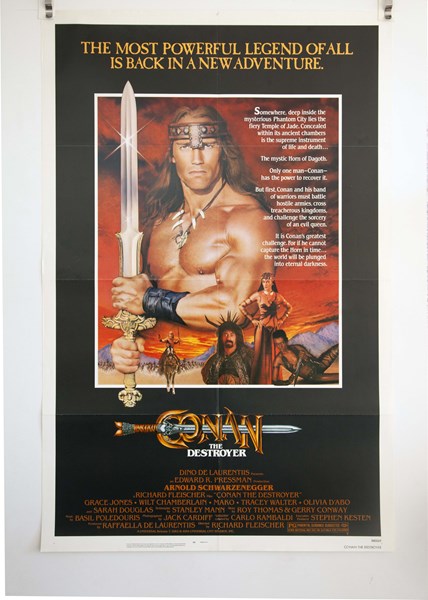 Lot 1219 - CONAN THE DESTROYER & RED SONJA