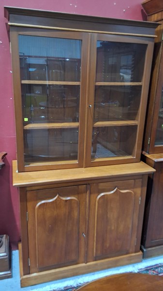 Lot 28 - CEDAR BOOKCASE