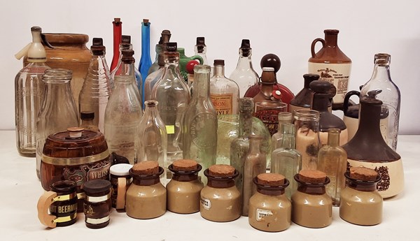 Lot 1367 - BOTTLES AND JARS