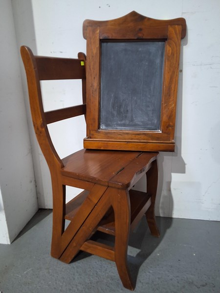 Lot 235 - LIBRARY STOOL