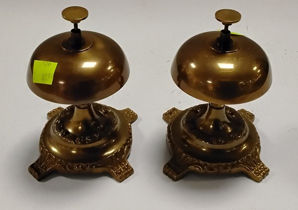 Lot 1187 - TWO SHOP BELLS