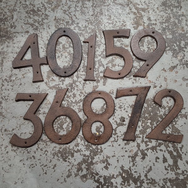 Lot 141 - HOUSE NUMBERS