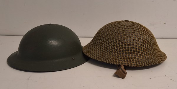 Lot 1238 - BATTLE HELMETS