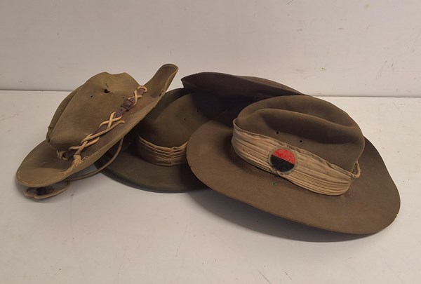 Lot 1364 - KHAKI SLOUCH HATS