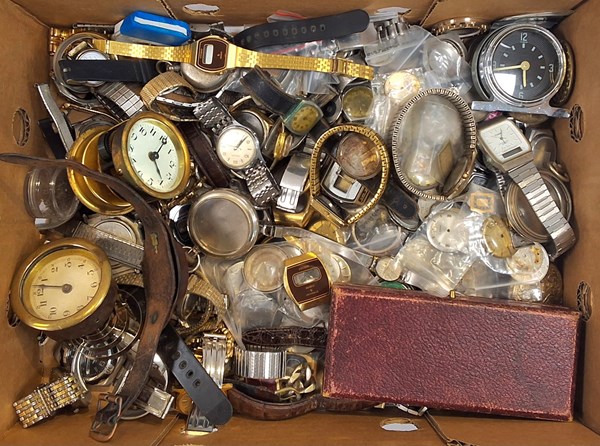 Lot 1259 - WATCH AND CLOCK PARTS