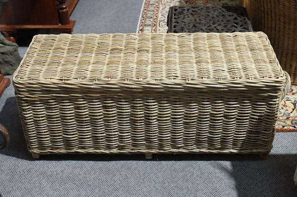 Lot 78 - CANE STORAGE HAMPER