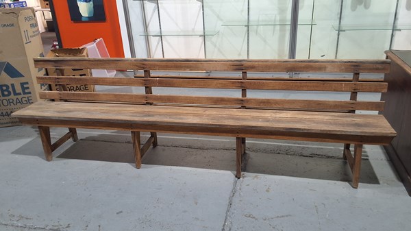 Lot 198 - SCHOOL BENCH