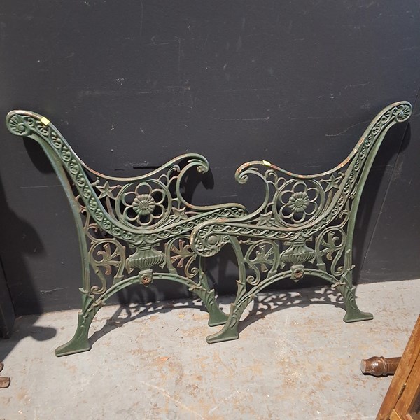 Lot 167 - IRON BENCH ENDS