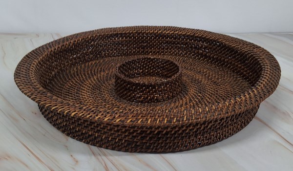 Lot 1087 - HANDWOVEN TRAY