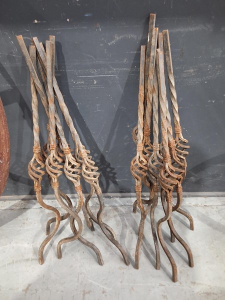 Lot 161 - IRON BALUSTRADES