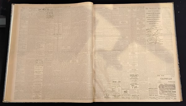 Lot 1118 - THE SA ADVERTISER 1899. A bound volume