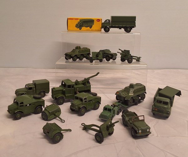 Lot 1177 - DIECAST MILITARY VEHICLES