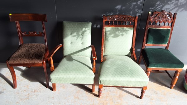 Lot 264 - FOUR CHAIRS