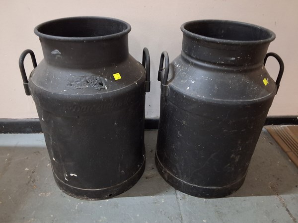 Lot 258 - TWO MILK CANISTERS