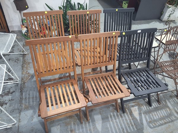 Lot 253 - SIX OUTDOOR CHAIRS