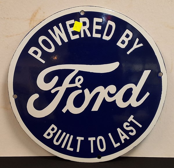 Lot 1205 - ENAMEL FORD SIGN