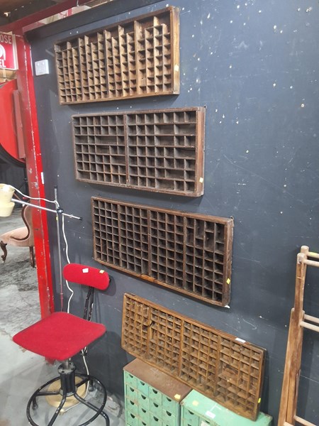 Lot 162 - FOUR PRINTERS TRAYS