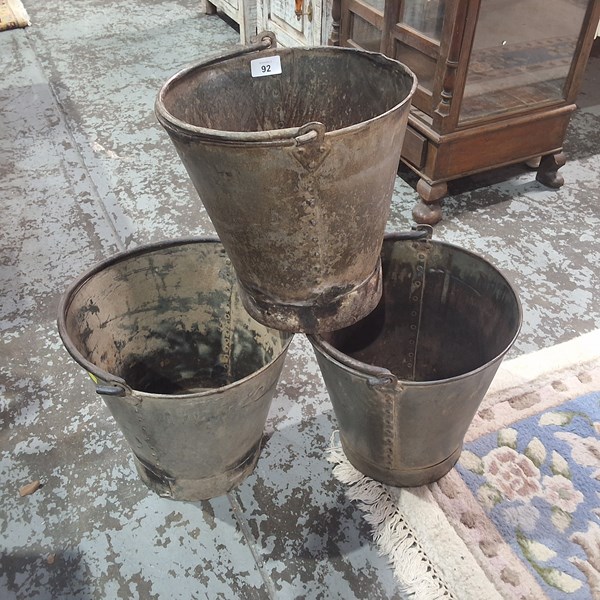 Lot 92 - THREE BUCKETS