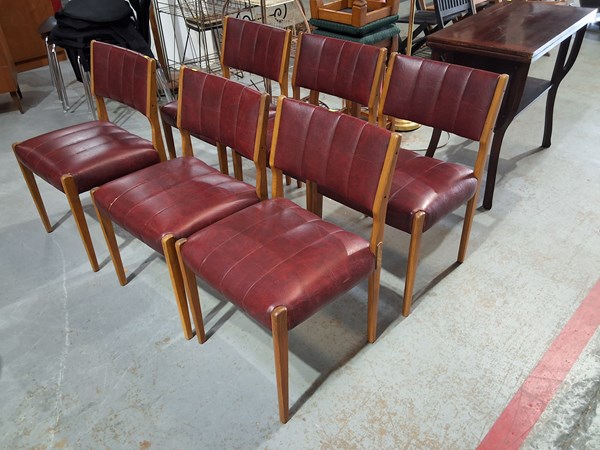 Lot 228 - SET OF SIX DINING CHAIRS