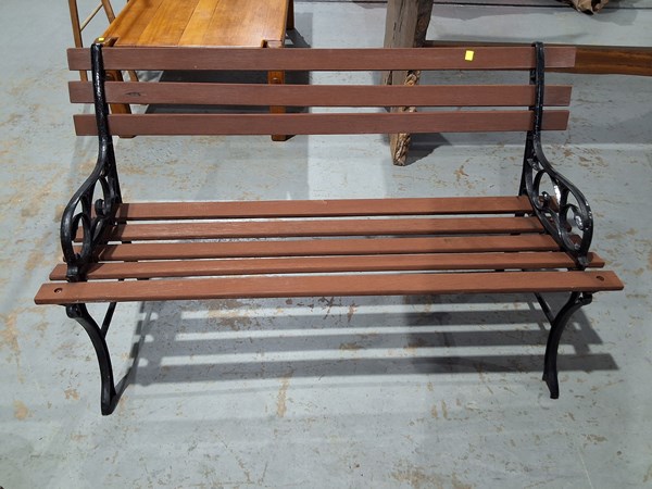 Lot 257 - GARDEN BENCH