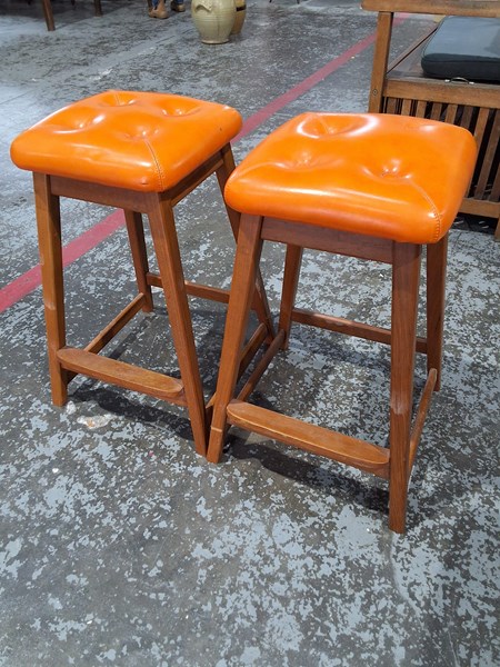 Lot 392 - TWO STOOLS
