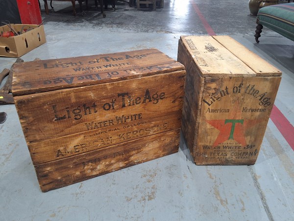 Lot 146 - KEROSENE CRATES