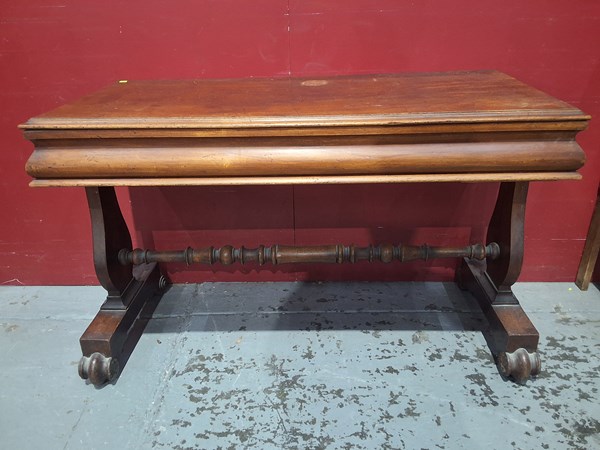 Lot 89 - VICTORIAN CEDAR CONSOLE TABLE