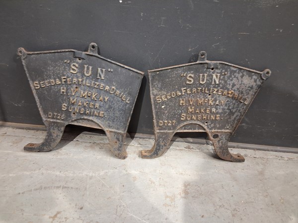 Lot 161 - TWO SEEDER ENDS