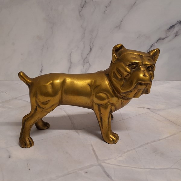 Lot 1256 - BULLDOG FIGURE