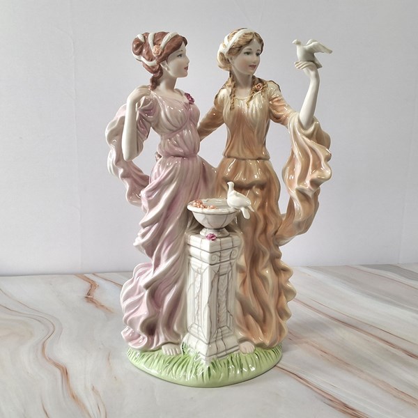 Lot 1153 - WEDGWOOD FIGURAL GROUP