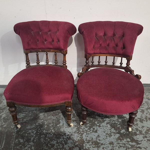 Lot 31 - TWO BEDROOM CHAIRS