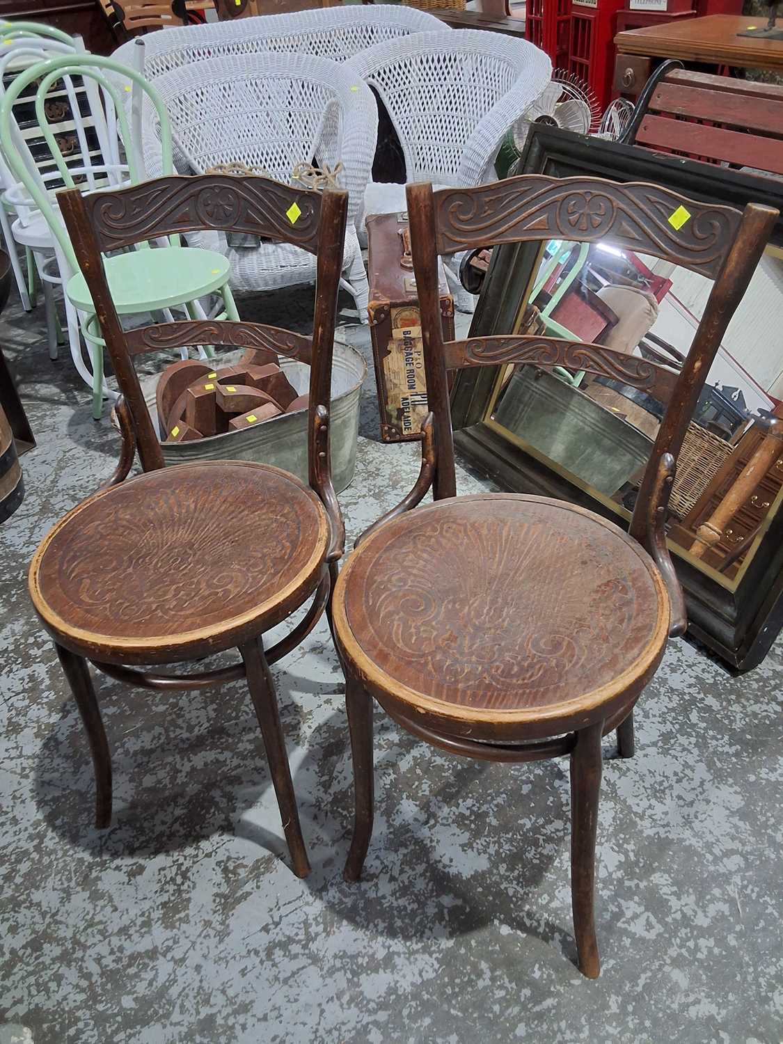 Lot 123 - PAIR OF BENTWOOD CHAIRS