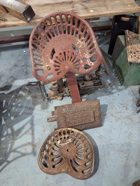 Lot 310 - CAST IRON SEATS