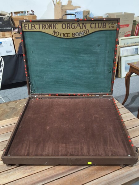 Lot 298 - PORTABLE FOLD-OUT NOTICE BOARD
