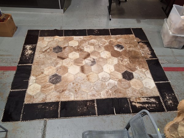 Lot 414 - LEATHER RUG