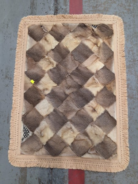 Lot 414 - LEATHER RUG