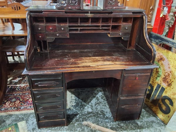 Lot 207 - ROLLTOP DESK