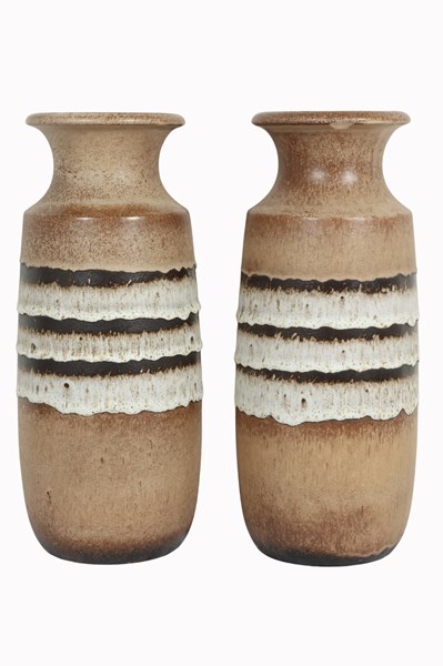 Lot 139 - PAIR OF FLOOR VASES