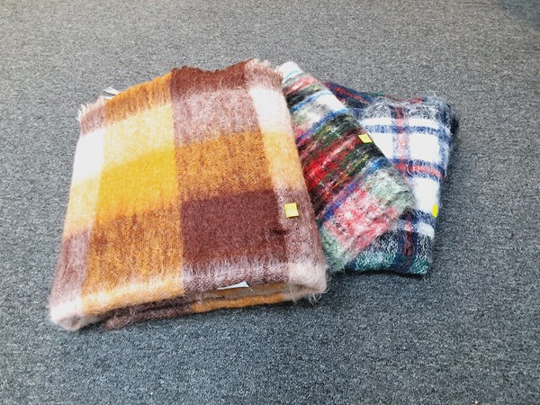 Lot 1449 - MOHAIR BLANKETS