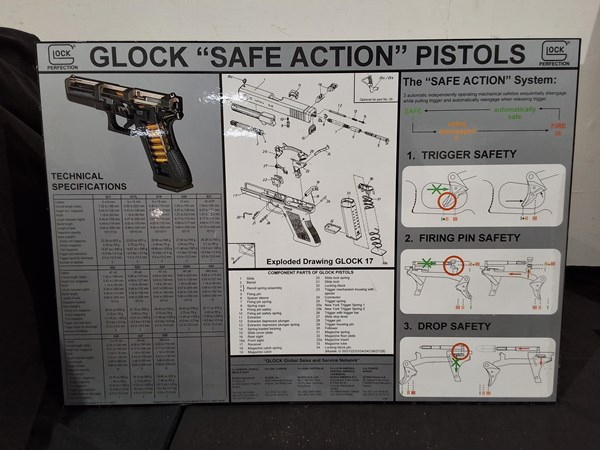 Lot 346 - GLOCK PISTOL POSTER