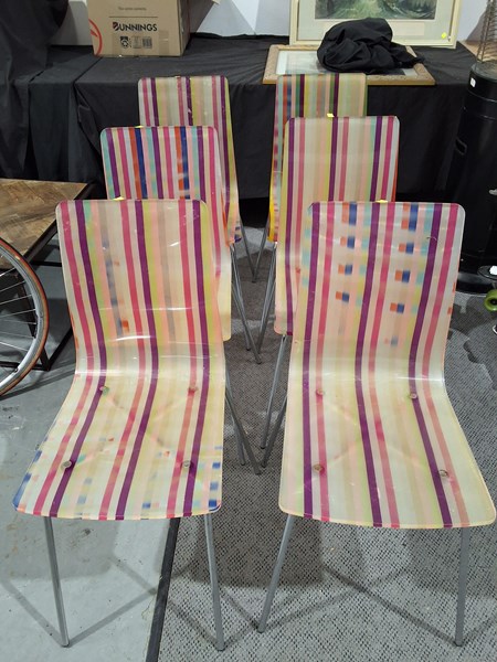 Lot 282 - DINING CHAIRS