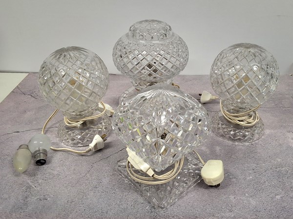 Lot 1439 - CRYSTAL LAMPS