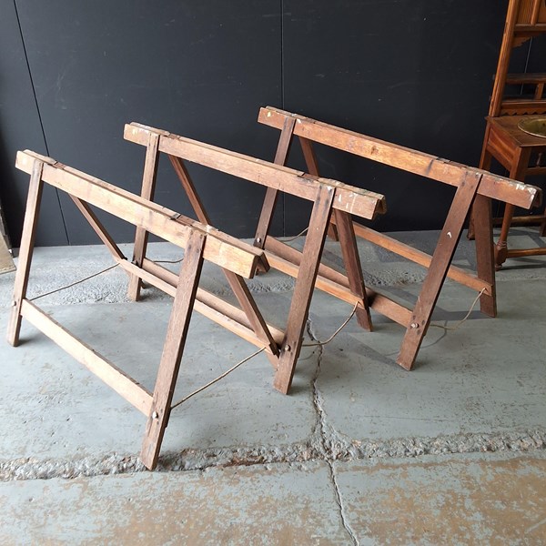 Lot 438 - TRESTLE TABLE LEGS