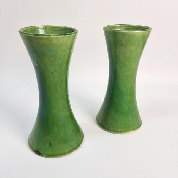 Lot 1189 - POTTERY DISPLAY VASES