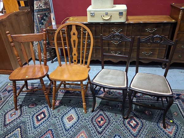 Lot 134 - DINING CHAIRS