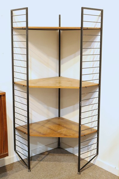 Lot 135 - LADDERAX CORNER SHELVING