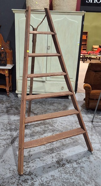 Lot 159 - FRUIT PICKERS LADDER