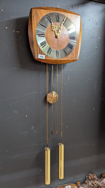 Lot 376 - WALL CLOCK