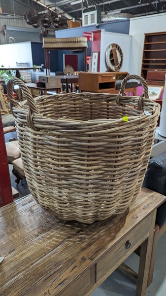 Lot 368 - CANE BASKET