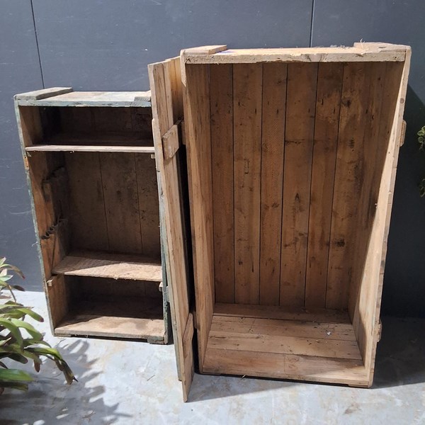 Lot 432 - LARGE TIMBER CRATES